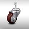 Service Caster 3.5 Inch SS Maroon Polyurethane Wheel Swivel 3/8 Inch Threaded Stem Caster SCC SCC-SSTS20S3514-PPUB-MRN-381615 - alternate 1